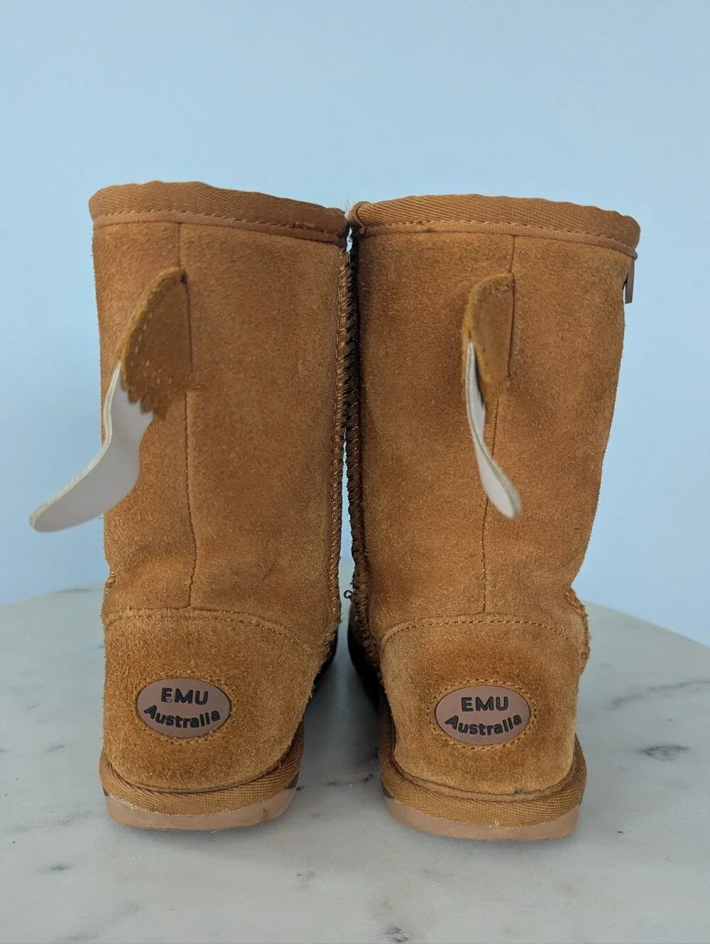 EMU Australia Kids Fox Theme Suede Winter Boots